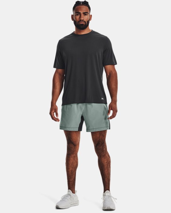 Men's UA Terrain Woven Shorts, Gray, pdpMainDesktop image number 2